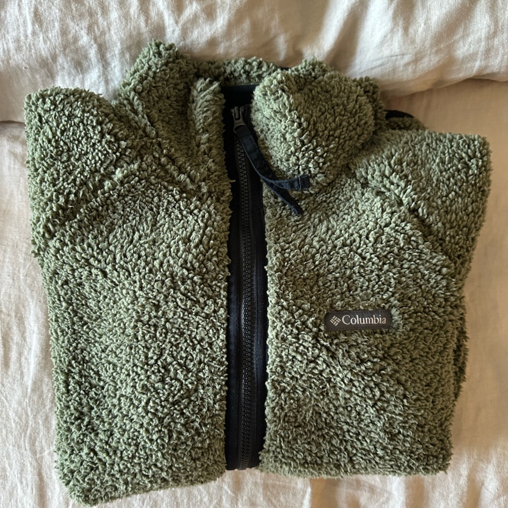 Columbia fleece zip jacket